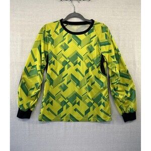 Brava Goalkeeper Jersey Adult Small Green Yellow Soccer Goalie Gear Sportswear